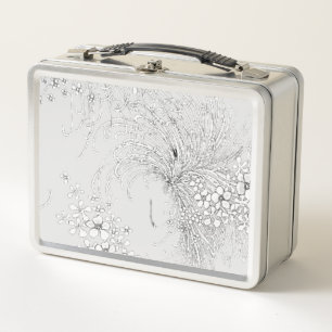 METALL-LUNCHBOX-KUNST & DESIGN-STIL  METALL BROTDOSE