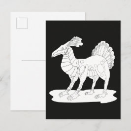 Metall-Monster Postkarte