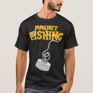 Metall Schatzsuche Geschenk Münzensammler Magnet T-Shirt