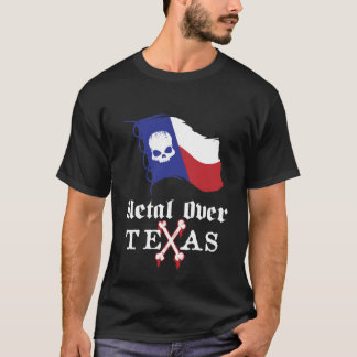 Metall über Texas-T - Shirt