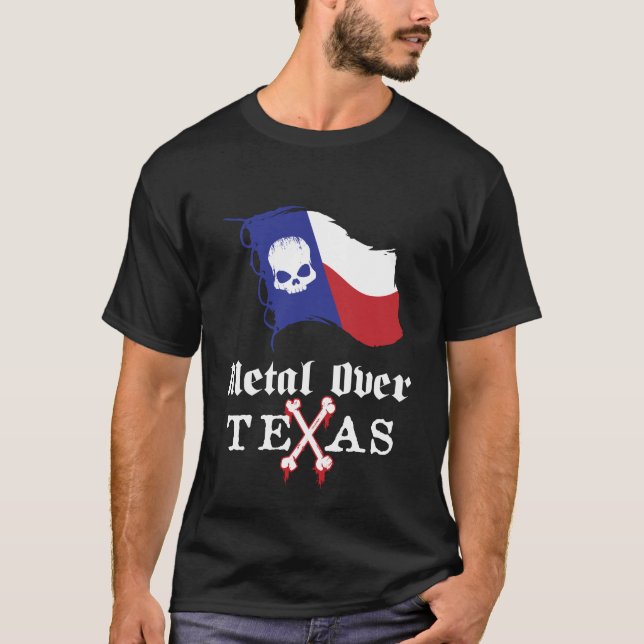 Metall über Texas-T - Shirt (Vorderseite)