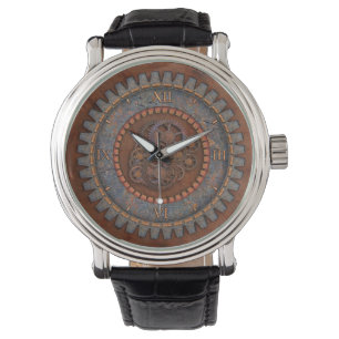 Metall übersetzt Steampunk Armbanduhr