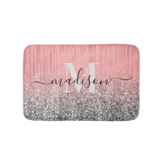 Metall und Glitzer Badematte