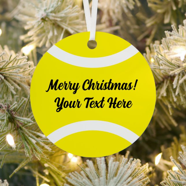 Metall-Weihnachtsgeschenk für Tennisspieler Ornament Aus Metall (InSitu)