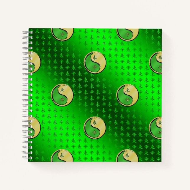 Metall Ziege Notizbuch (Vorderseite)