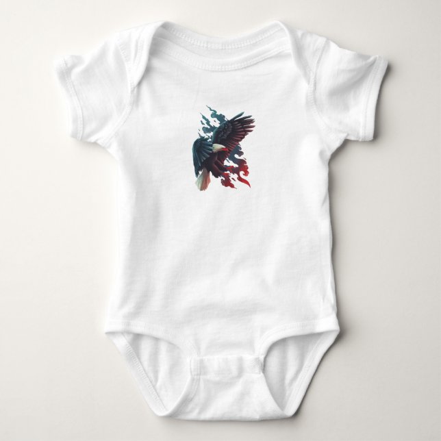 Metalladler Baby Strampler (Vorderseite)