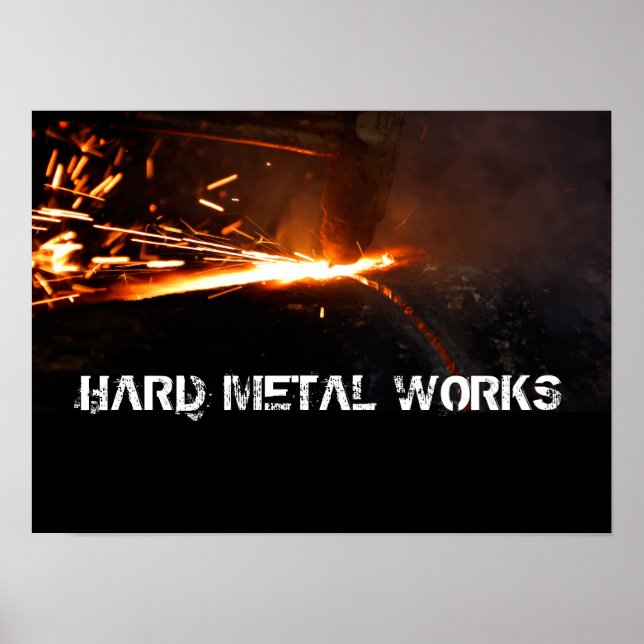 Metallarbeiten Poster (Vorne)