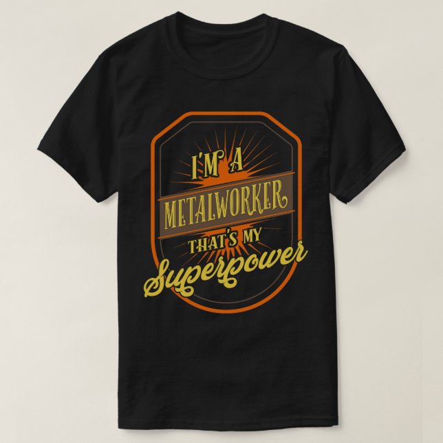Metallarbeiter T-Shirt (Design vorne)