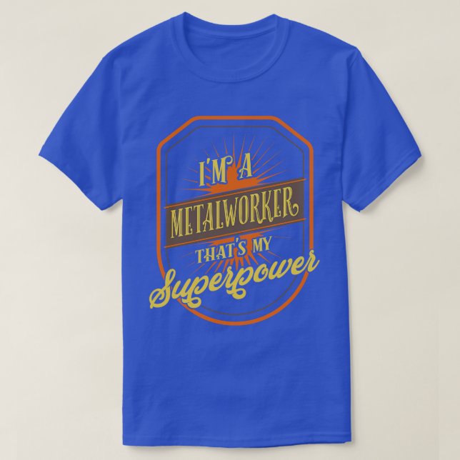Metallarbeiter T-Shirt (Design vorne)