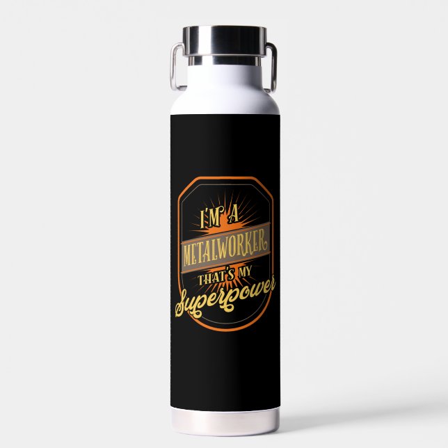 Metallarbeiter Trinkflasche (Vorne)