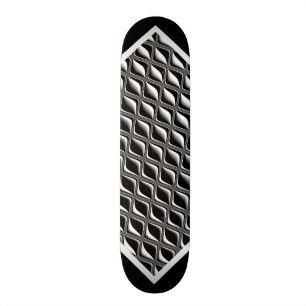 Metallaugen-Schwarz-Illusions-kundengerechte Skateboard