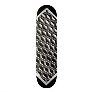 Metallaugen-Schwarz-Illusions-kundengerechte Skateboard