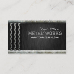 Metallbauingenieur - Visitenkarte für schwere Kett
