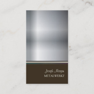 Metallbearbeitung, Visitenkarten Visitenkarte