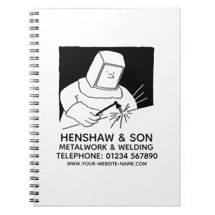 Metallbearbeitungs- und Schweißnotizbuch Notizblock