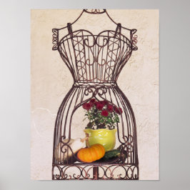 Metallbekleidung Form Poster