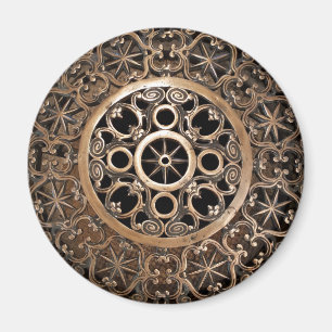 Metallbronze steampunk Vatikans altes mysteriös Magnet