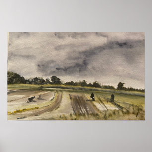 Metalldetektion in den Feldern 2 Poster