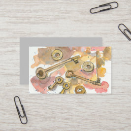 Metalldetektion von Schlüsselmünzen für die Schatz Visitenkarte