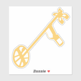 Metalldetektor Aufkleber