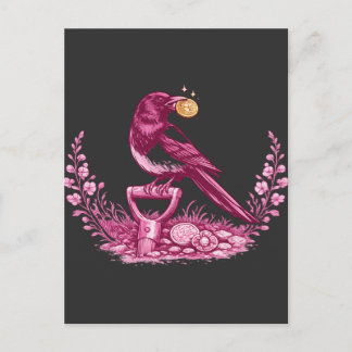 Metalldetektor-Elster  Postkarte