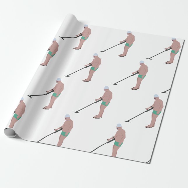 Metalldetektor Geschenkpapier (Ungerollt)