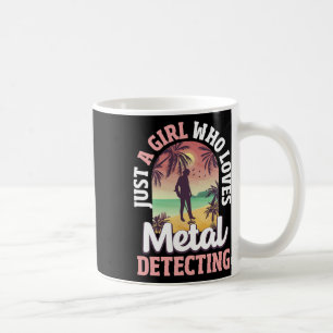 Metalldetektor Girl Tresure Huntin Kaffeetasse