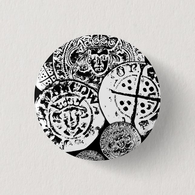 Metalldetektor, Hammermünze Button (Vorderseite)