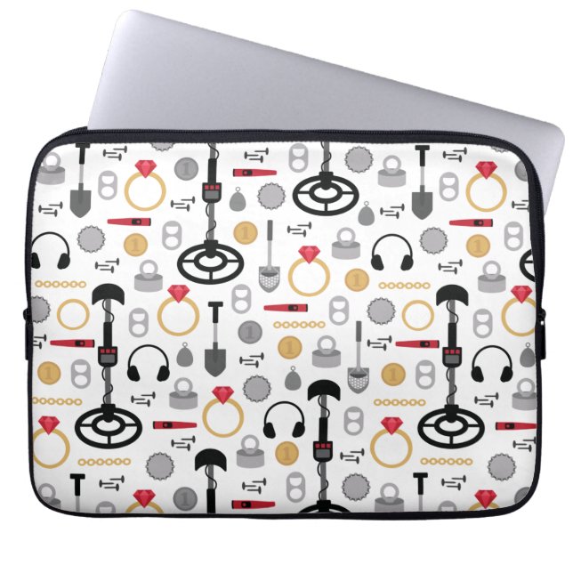 Metalldetektor Laptopschutzhülle (Vorderseite)