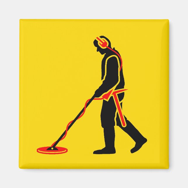 Metalldetektor Magnet (Vorne)