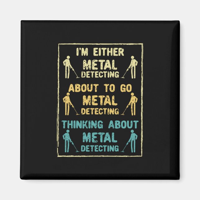 Metalldetektor Magnet (Vorne)