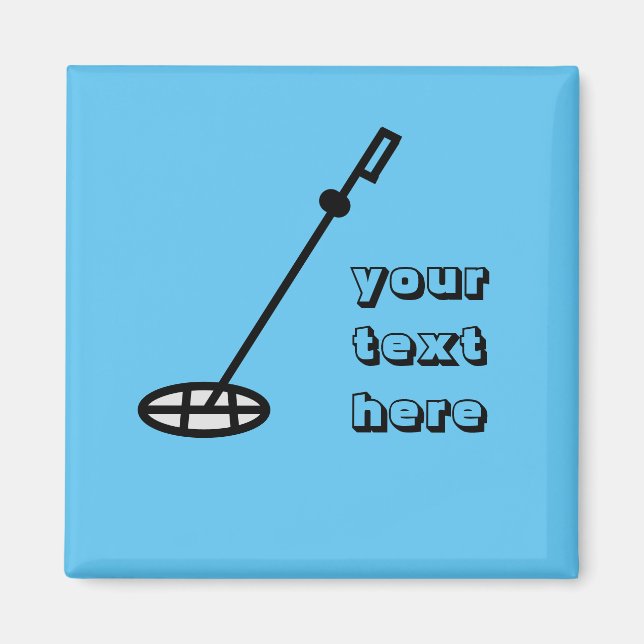 Metalldetektor-Magnet Magnet (Vorne)