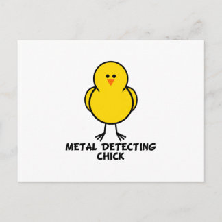 Metalldetektor Postkarte