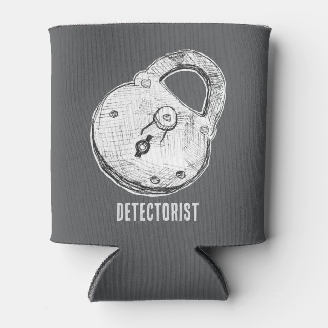 Metalldetektor-Relikte für Schatzsucher Dosenkühler (Vorderseite)