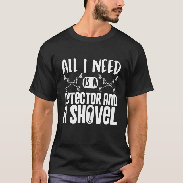 Metalldetektor T-Shirt (Vorderseite)