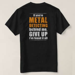 Metalldetektor-T - Shirt für ideale Metalldetekti