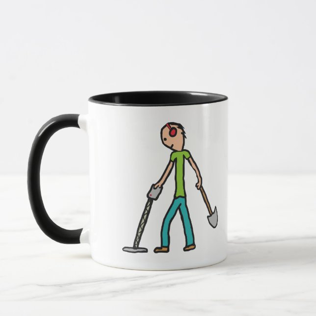 Metalldetektor Tasse (Links)