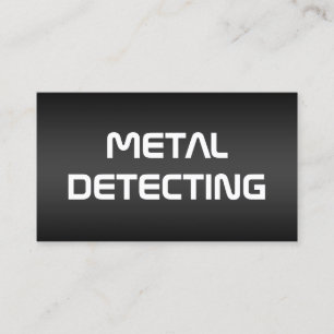 Metalldetektor Visitenkarte
