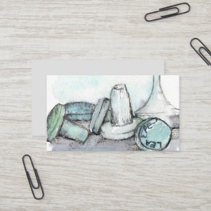Metalldetektor von Flaschenhaltern aus Glas Visitenkarte