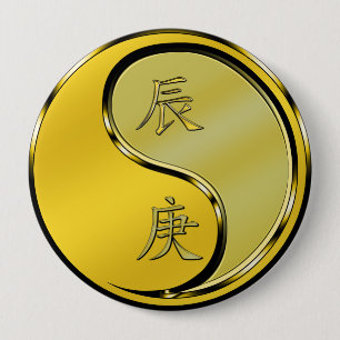 Metalldrache Button
