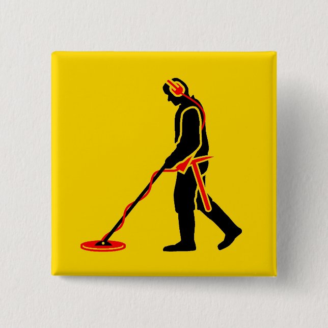 Metallentdeckung Button (Vorderseite)