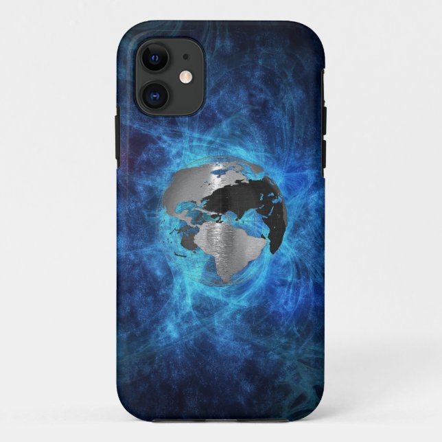 Metallerdkugel Case-Mate iPhone Hülle (Rückseite)