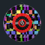 Metallgehäuse für Sneakit-Interlock-Metallgehäuse Dartscheibe<br><div class="desc">Viel Spaß mit diesem Designer Sneakit Target Dartboard von Artist Lollie Ortiz.</div>