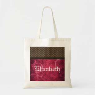 Metallgestänge Steampunk Tote Bag, rosa Tragetasche