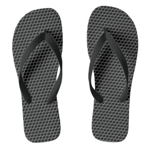 Metallgitterfeld - Hintergrund Flip Flops