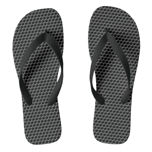 Metallgitterfeld - Hintergrund Flip Flops (Fußbett)