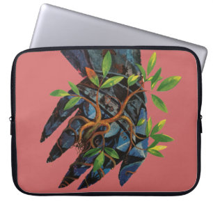 Metallhandwachsende Baum-Laptop-Kasten Lemuel Laptopschutzhülle