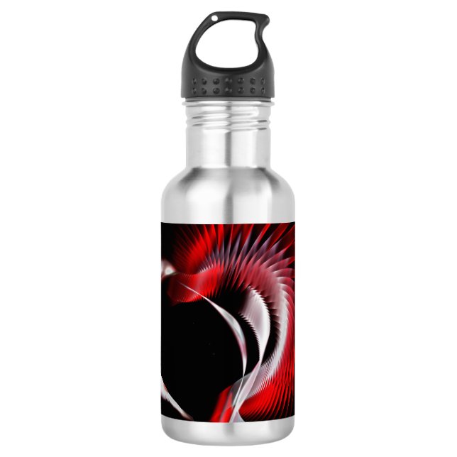 Metallherz Edelstahlflasche (Vorderseite)