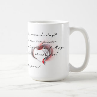 Metallherz mit Shakespeares Sonnet 18 Kaffeetasse