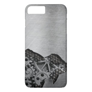 Metallhintergrund mit mechanischem Schaden Case-Mate iPhone Hülle